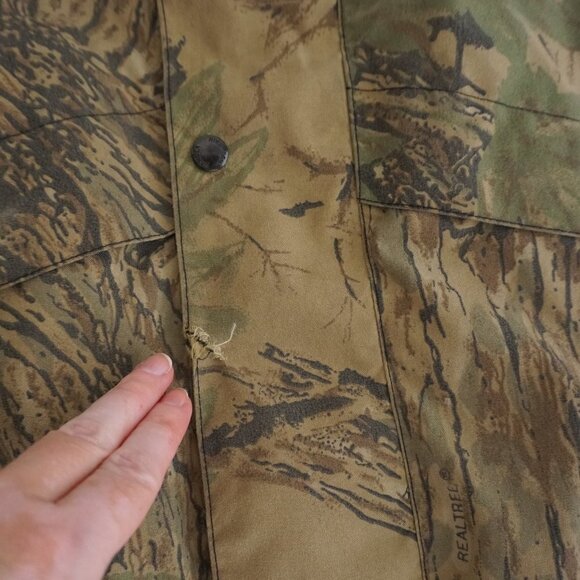 Gander Mountain Performance Realtree Camo Zip-Up Waterproof Jacket M-XL - Picture 6 of 11